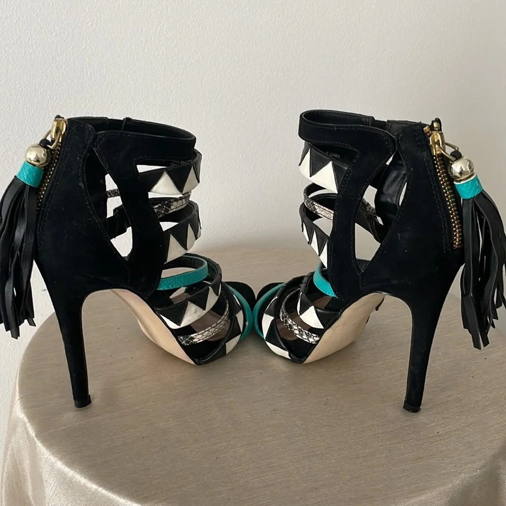 Miss KG by Kurt Geiger multi tassel heels - Picture 5 of 6